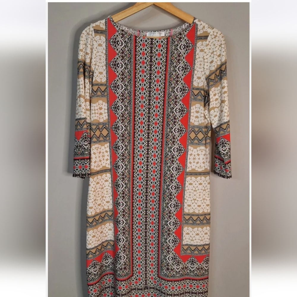London Style Collection Patterned Dress size 10